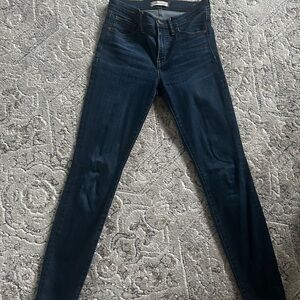 Madewell Blue Skinny Jeans Classic Fit